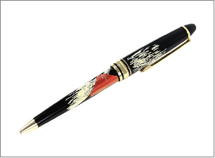 蒔絵ボールペン サイズ：133x直径136mm