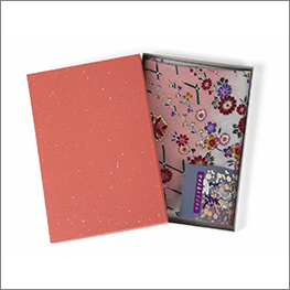 加賀友禅 風呂敷-しだれ桜-★日本土産（みやげ）や記念品に！英語説明書つき