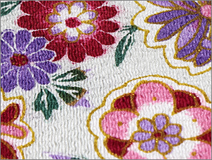 加賀友禅 風呂敷-しだれ桜-★日本土産（みやげ）や記念品に！英語説明書つき