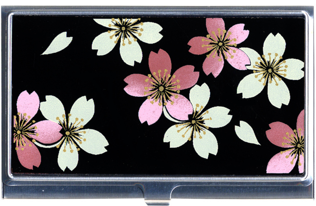 蒔絵カードケース 桜 紙箱入り