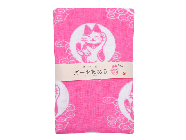 猫タオル